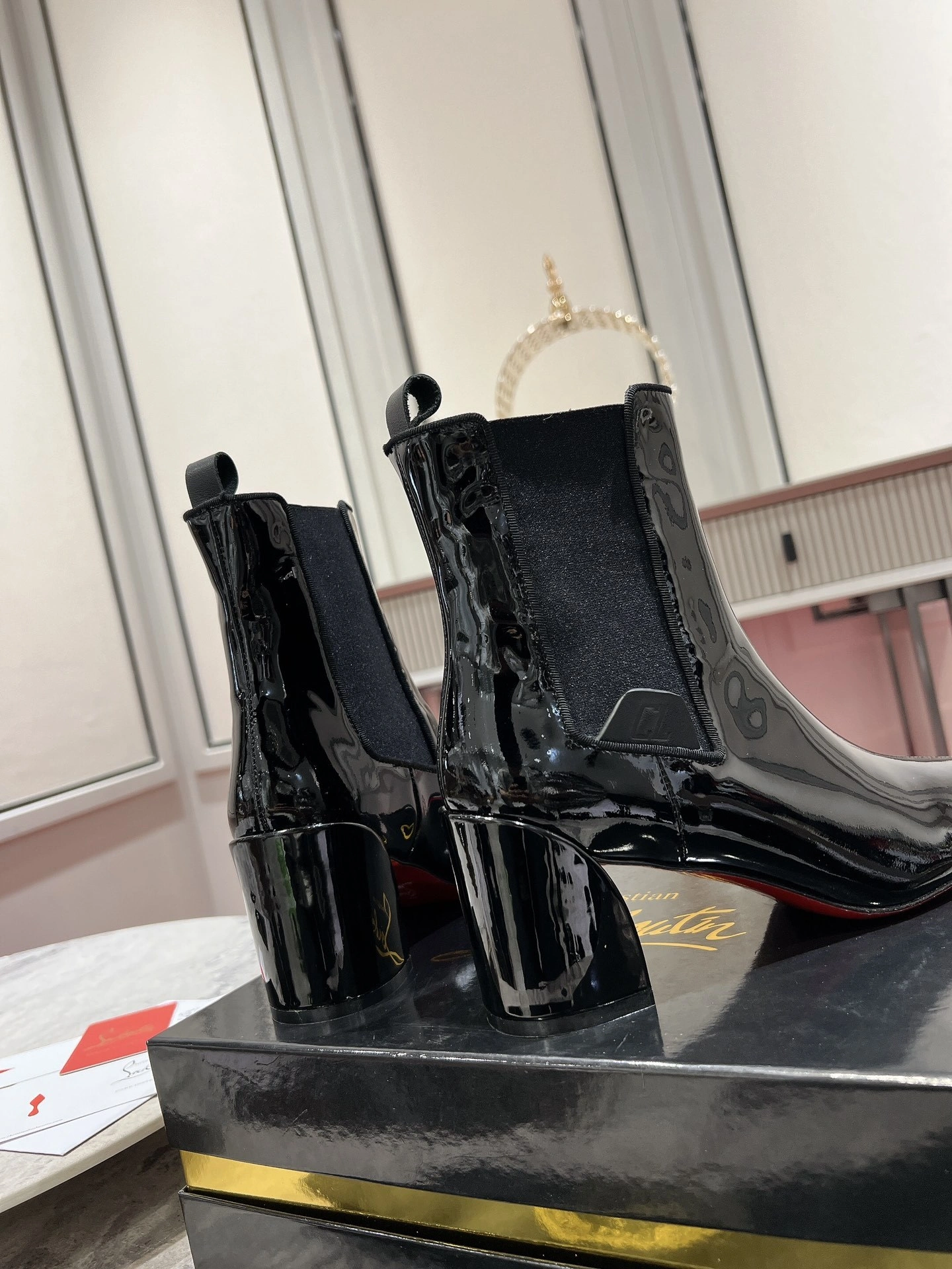 COCO--- 3230460BK01 5.5cmHeel height Turelastic Calfskin item：C-X062L1208R